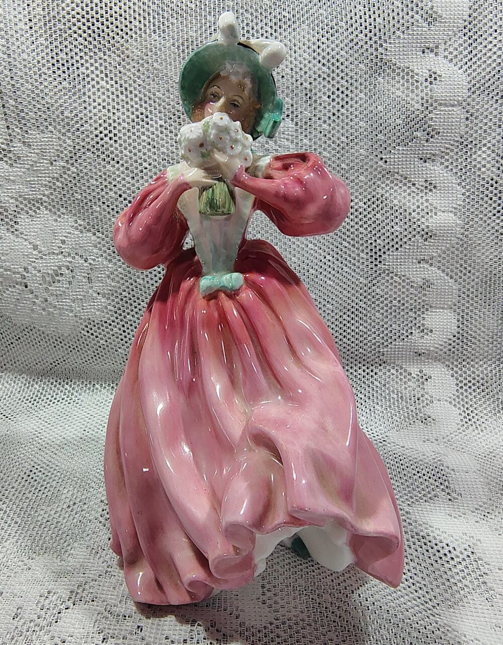 Rare Royal Doulton Marguerite Figurine Hn1928 Bone China Made In England